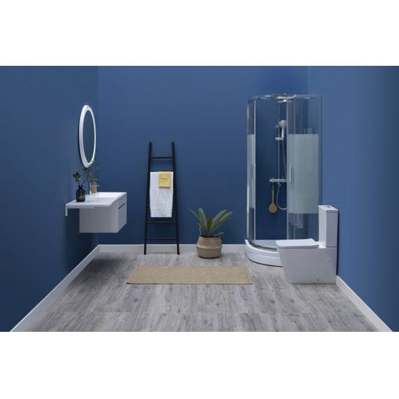 Тумба подвесная с раковиной-столешницей Aquanet Токио 130 см 236917 R, белый - фото 18