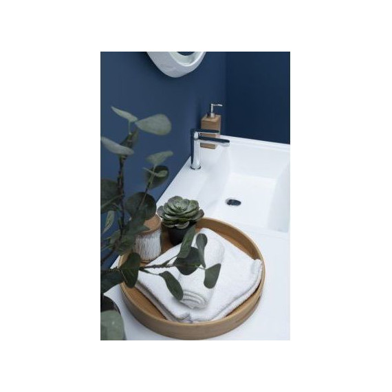 Тумба подвесная с раковиной-столешницей Aquanet Токио 130 см 236917 R, белый - фото 22