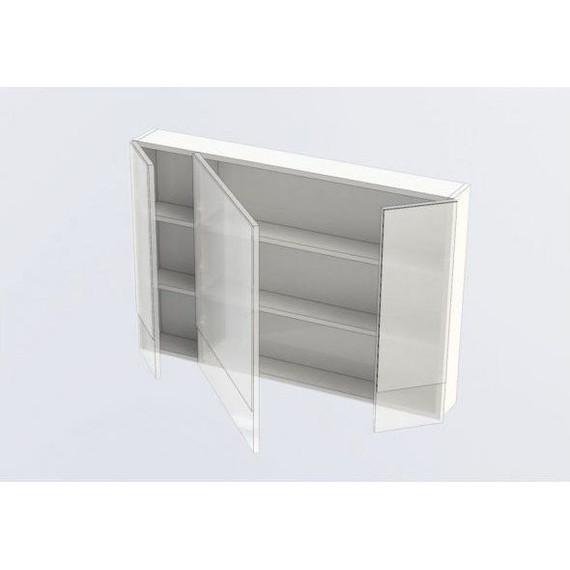 Зеркало-шкаф Aquanet Верона 100 см 175383, белый - фото 4