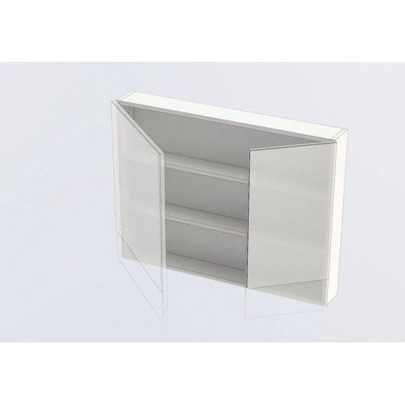 Зеркало-шкаф Aquanet Верона 90 см 172339, белый - фото 5