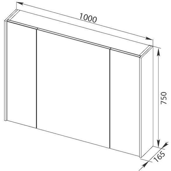 Зеркало-шкаф Aquanet Латина 100 см 179636, белый - фото 7