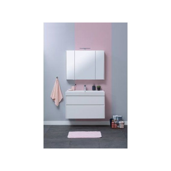 Тумба подвесная с раковиной Aquanet Бруклин 85 см 203960, белый - фото 8