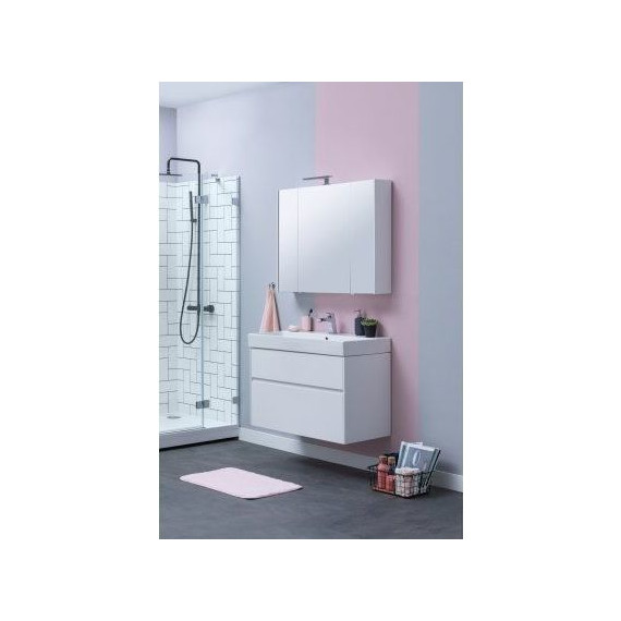 Тумба подвесная с раковиной Aquanet Бруклин 85 см 203960, белый - фото 9