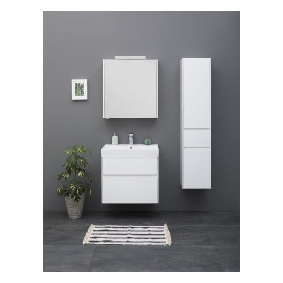 Пенал подвесной Aquanet Бруклин 35 см 203966, белый - фото 5