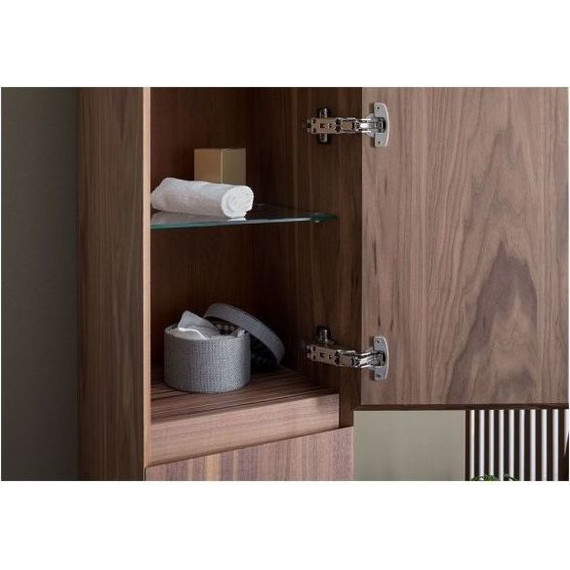 Пенал подвесной Aquanet Нью-Йорк 35 см 203956, орех - фото 7