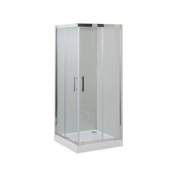 Душевое ограждение Aquanet Delta Cube NPE1142 100x100 см (стекло 8 мм), хром/прозрачное - фото 