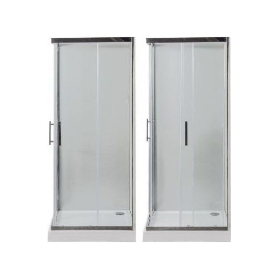 Душевое ограждение Aquanet Delta Cube NPE1142 100x100 см (стекло 8 мм), хром/прозрачное - фото 5