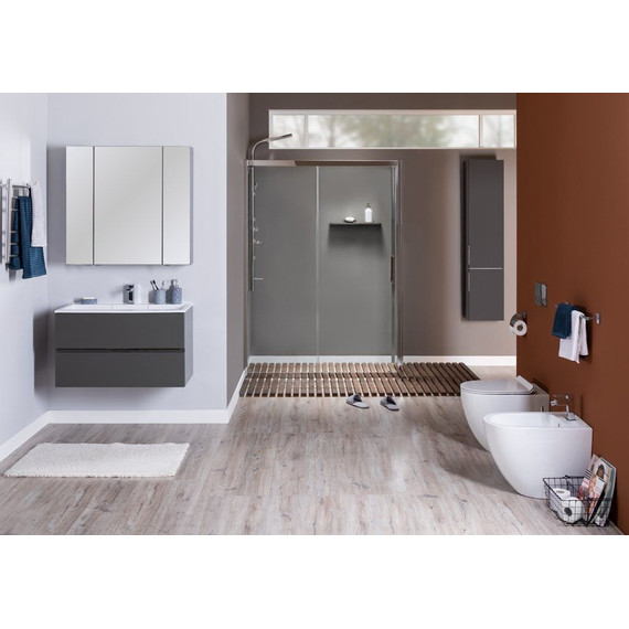 Душевое ограждение Aquanet Delta NPE1131 150x80 см (стекло 8 мм), хром/прозрачное - фото 9