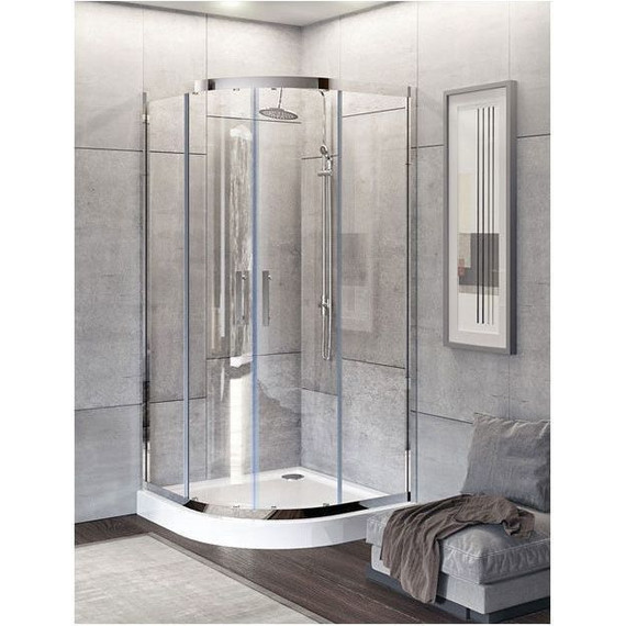 Душевое ограждение Aquanet Delta NPE2142 100x100 см (стекло 8 мм), хром/прозрачное - фото 9