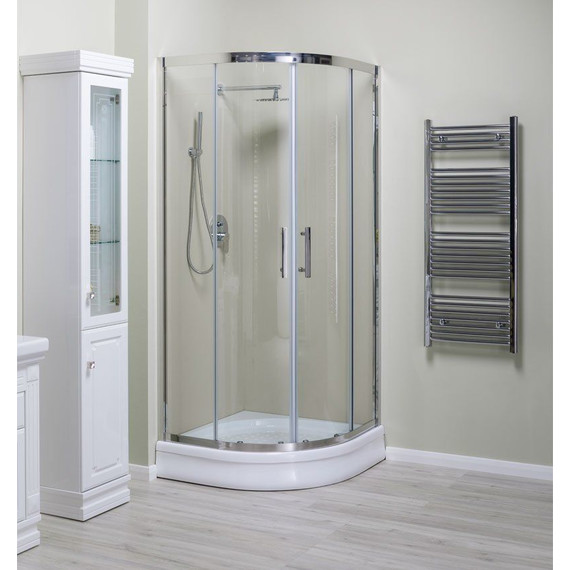 Душевое ограждение Aquanet Delta NPE2142 100x100 см (стекло 8 мм), хром/прозрачное - фото 4