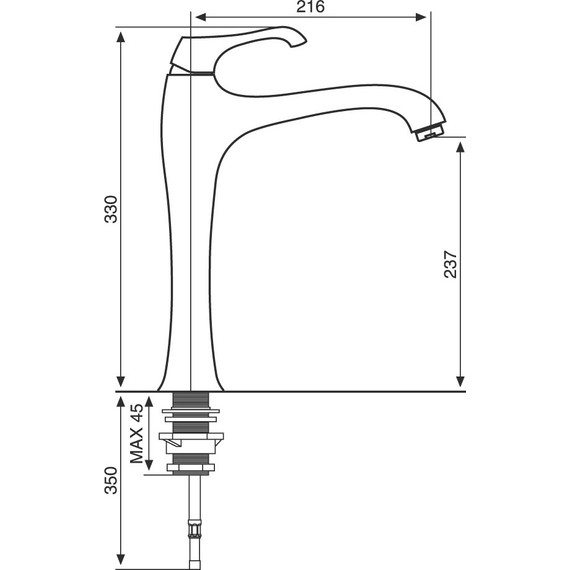 Смеситель для кухни Emmevi Ares NEO76007, черный - фото 2
