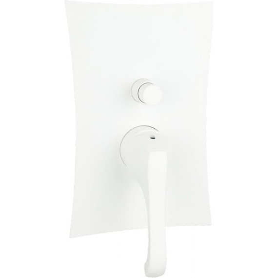 Смеситель для ванны Emmevi Ares BIO76019, белый - фото 