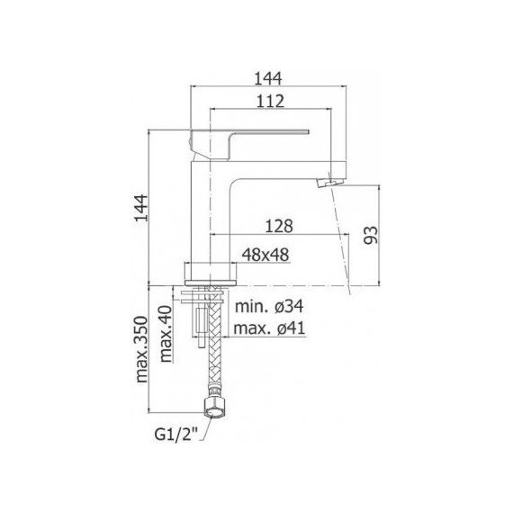 Смеситель для раковины Paffoni Elle EL071CR, хром - фото 5