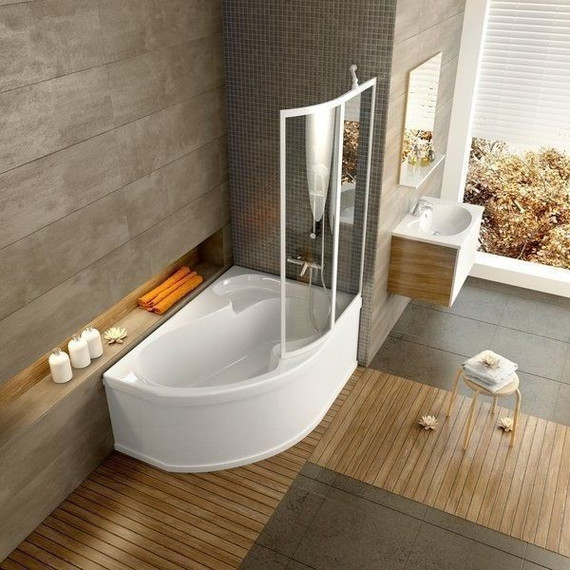 Ванна акриловая Ravak Rosa I 160х105 см CL01000000 R, Размер - мм: 1600х1050 - фото 3