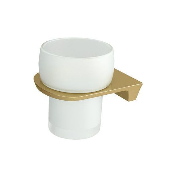 Стакан для зубных щеток WasserKraft Aisch K-5928, цвет золото - фото 