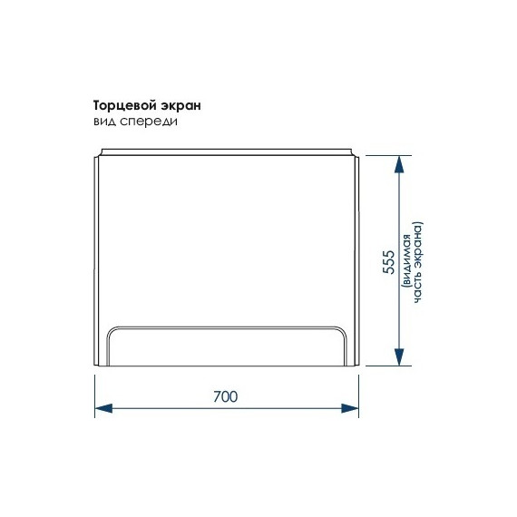 Панель торцевая Loranto Milton 70 см - фото 2