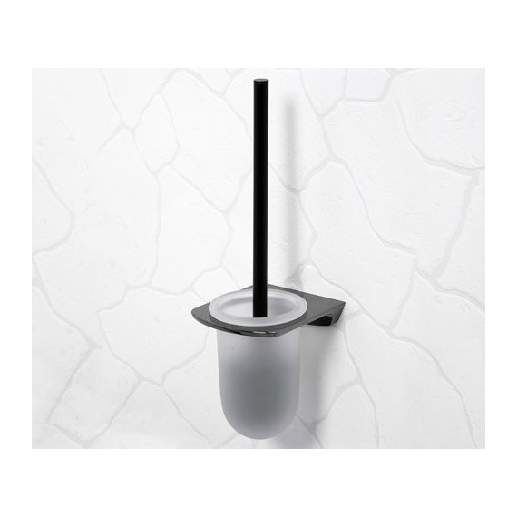 Ёршик для унитаза WasserKraft Glan K-5127, цвет чёрный - фото 2