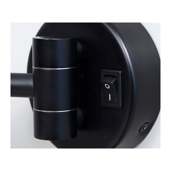 Зеркало косметическое настенное WasserKraft K-1004BLACK, цвет чёрный - фото 6