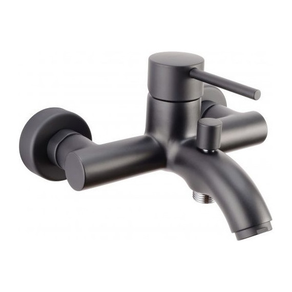 Смеситель для ванны Emmevi Piper NEO45001, черный - фото 