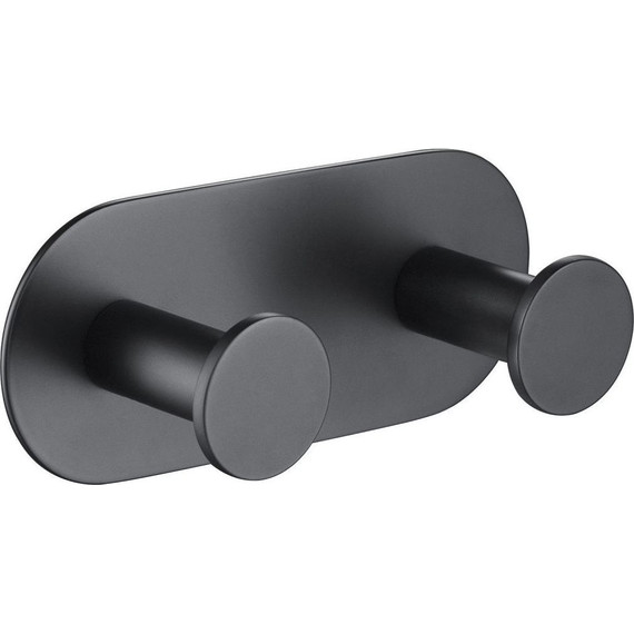 Двойной крючок Timo Saona 13014/03, цвет чёрный - фото 