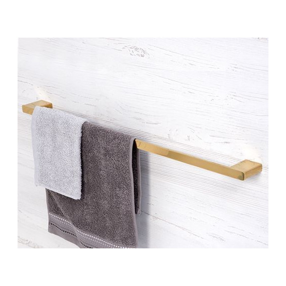 Полотенцедержатель WasserKraft Sauer K-7930, цвет золото - фото 3