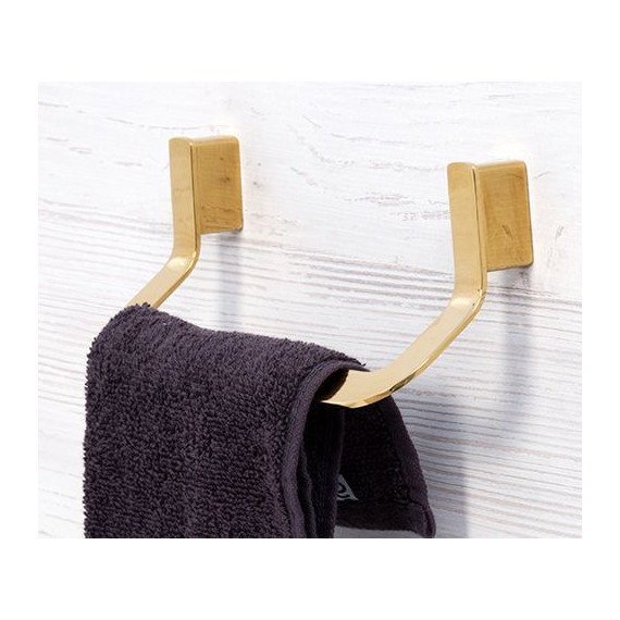 Полотенцедержатель WasserKraft Sauer K-7960, цвет золото - фото 4