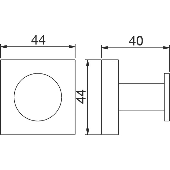 Крючок Timo Selene 12011/03, цвет чёрный - фото 3