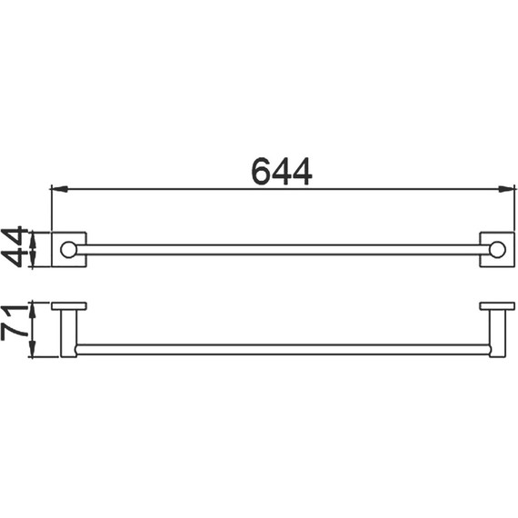 Полотенцедержатель Timo Selene 12053/03, цвет чёрный - фото 3