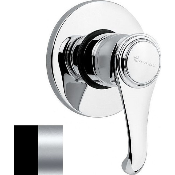 Смеситель для душа Emmevi Tiffany NC6009, черный/хром - фото 