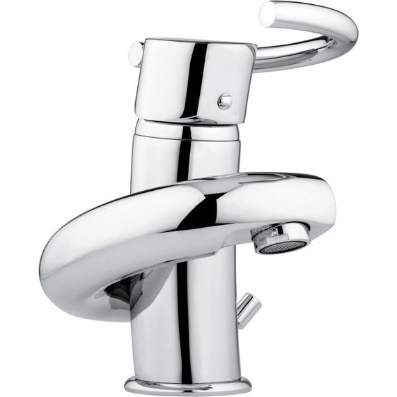 Смеситель для раковины Emmevi Twist SC6603, хром матовый - фото 