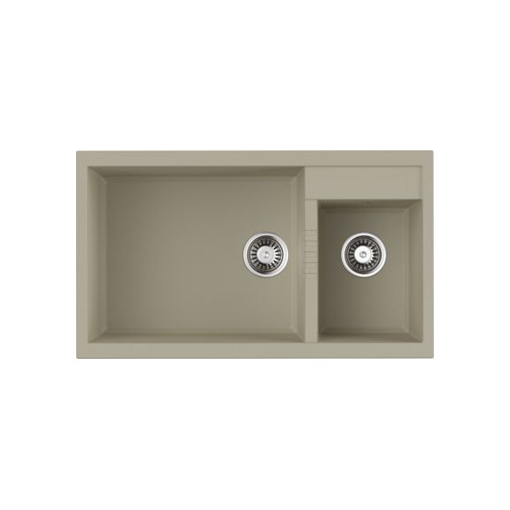 Кухонная мойка Omoikiri Tedori 86-2-LB BE 4993933, ваниль, Цвет производителя: ваниль - фото 