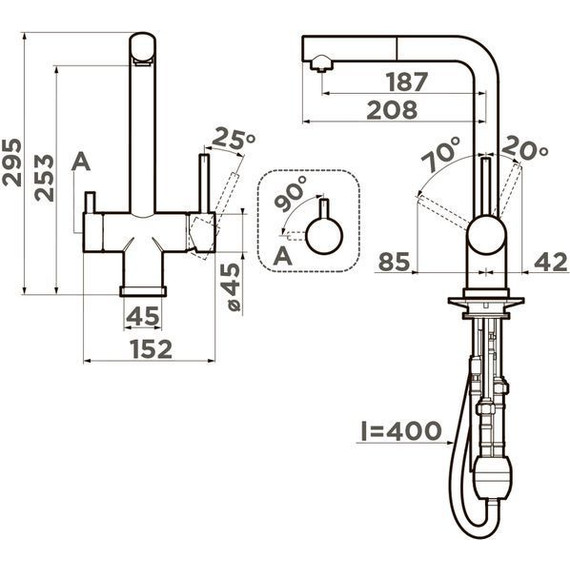 Смеситель для кухни Omoikiri Takamatsu-S BN 4994346 - фото 3