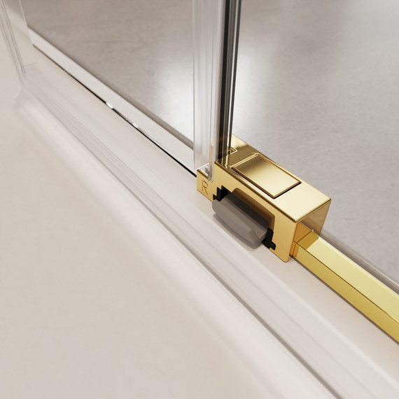 Душевая дверь Radaway Idea Gold DWJ 130 см 387017-09-01L, золото/прозрачное - фото 5