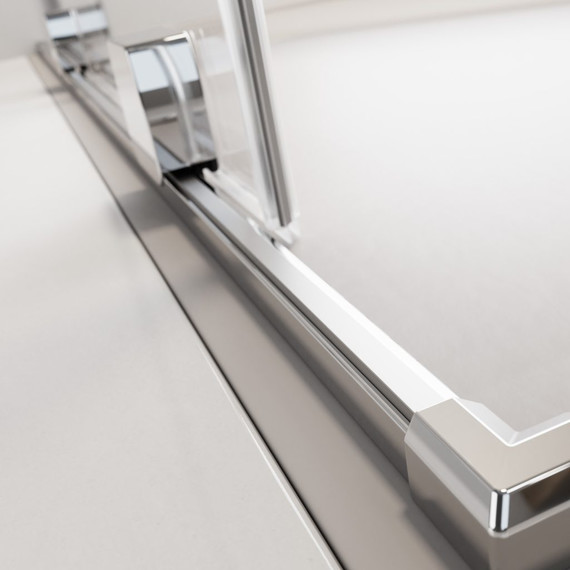 Душевое ограждение Radaway Furo KDJ RH 100х75 см R (стекло 8 мм), хром/прозрачное - фото 3