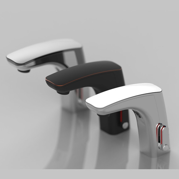 Смеситель для раковины электронный Presto Nova 55389, черный - фото 4