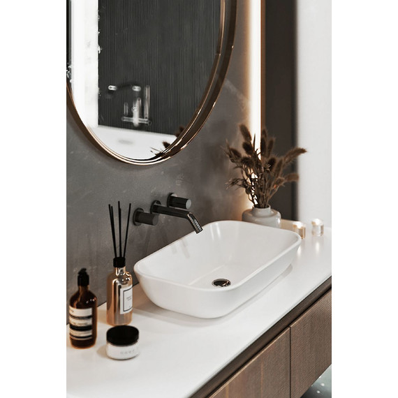 Раковина-чаша Sanita Luxe Infinity 60 см WB.CT/Infinity/60-N/WHT.G/S1 - фото 2