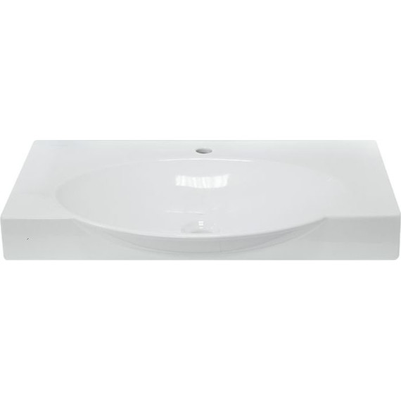 Раковина Sanita Luxe INFINITY 76 см WB.FN/Infinity/76-C/WHT.G/S1 - фото 5