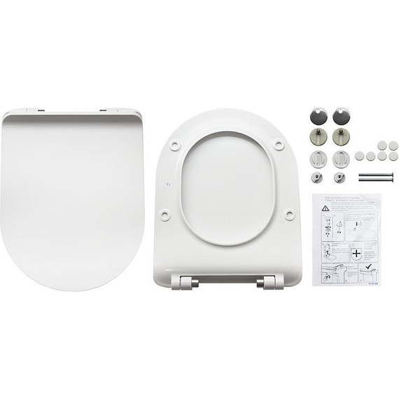 Унитаз-компакт Sanita Luxe Next Slim WC.CC/Next/2-SlimDM/WHT.G/S1 с крышкой микролифт - фото 5