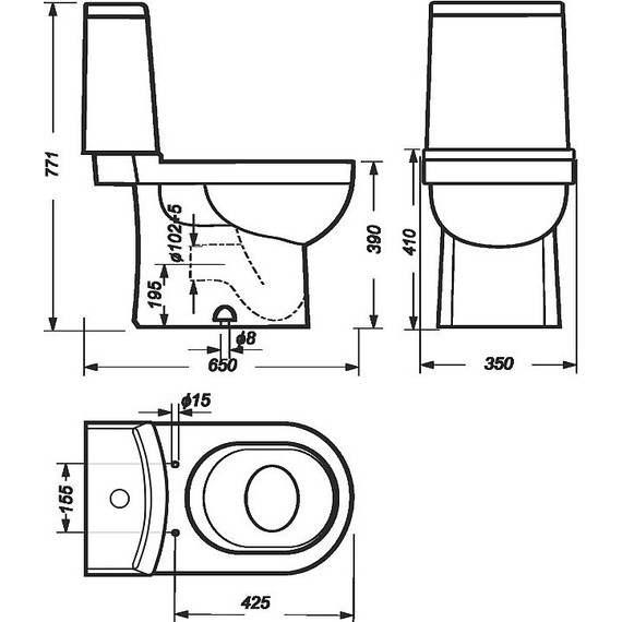 Унитаз-компакт Sanita Luxe Next Slim WC.CC/Next/2-SlimDM/WHT.G/S1 с крышкой микролифт - фото 9