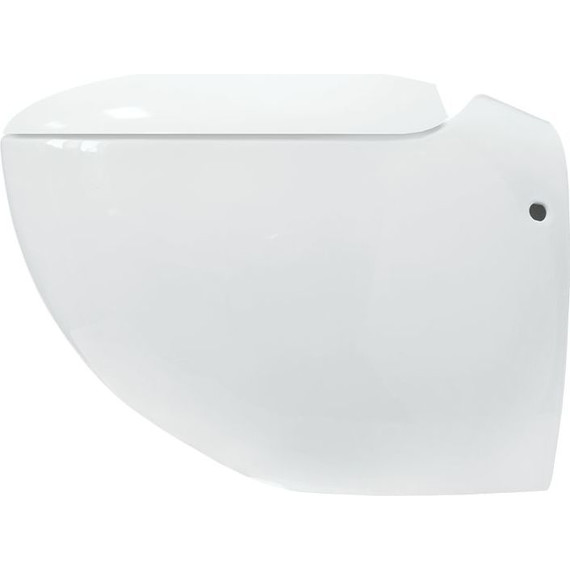 Унитаз подвесной Sanita Luxe Ringo WC.WH/Ringo/DM.Rim/WHT.G/S1 с крышкой микролифт - фото 10