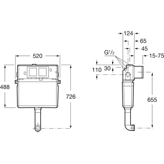 Инсталляция с приставным унитазом Roca The Gap 893109000 - фото 7