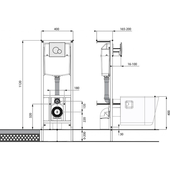 Инсталляция с подвесным унитазом Santek Нео 1.WH30.2.463 - фото 7