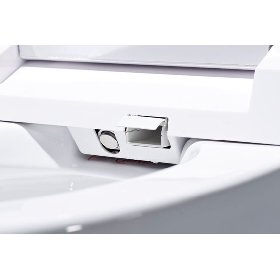 Унитаз-биде приставной безободковый импульсный электронный Timo TE-721 с крышкой микролифт - фото 4