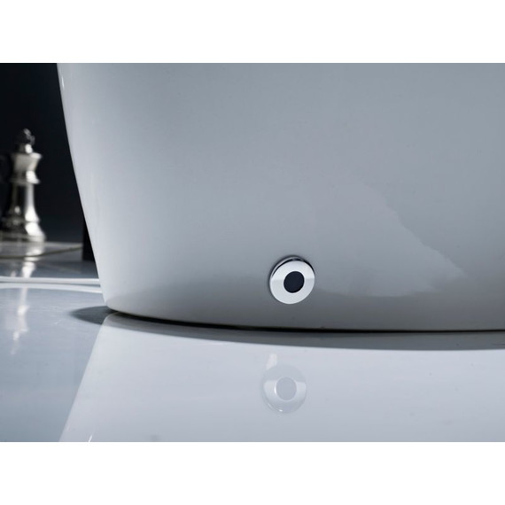 Унитаз-биде приставной безободковый импульсный электронный Timo TE-721 с крышкой микролифт - фото 5