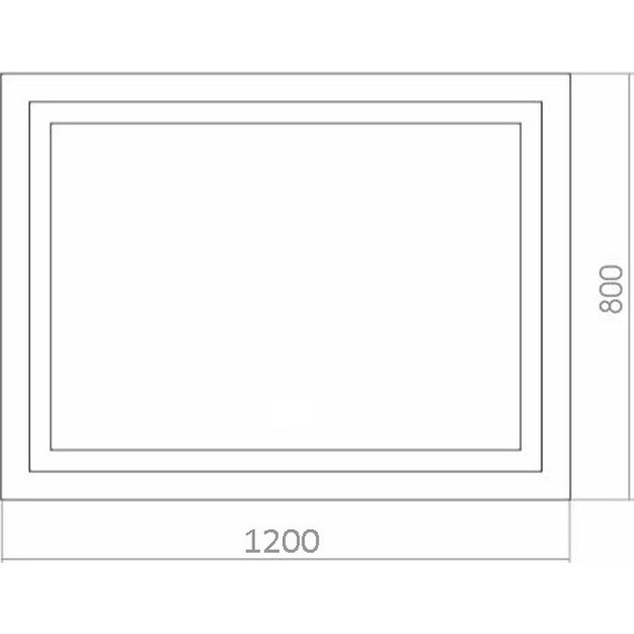 Зеркало Azario Ливия Led 120 см (с подсветкой и датчиком движения) - фото 3