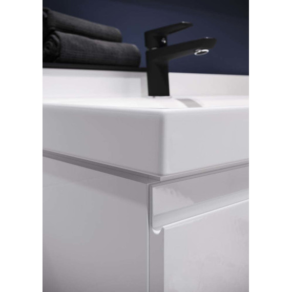 Тумба подвесная с раковиной Cersanit Moduo Slim 80 см SB-SZ-MOD-MO80Sl/Wh, белый - фото 7