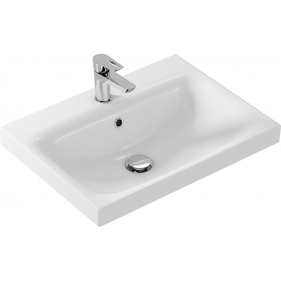 Тумба подвесная с раковиной Cersanit Moduo 60 см 64140, белый - фото 13