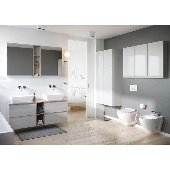 Шкаф подвесной Cersanit Moduo 40 см SW-MOD40/Wh, белый - фото 2