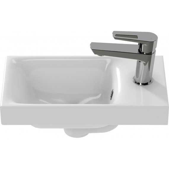 Тумба подвесная с раковиной Cersanit Moduo 40 см SB-SZ-MOD-MO40/Wh, белый - фото 4