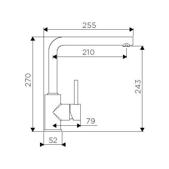 Смеситель для кухни Omoikiri Nakagawa C 4994306 - фото 2